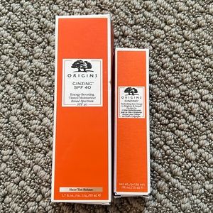 Origins GINZING tinted moisturizer & refreshing eye cream set